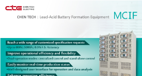 鉛蓄電池の生産ライン活性化充放電システム MCIF シリーズ